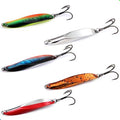 5pcs Fishing Lures Casting Spoon Lure Fishing Spoons for - front view