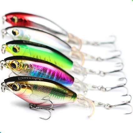 Topwater Buzz Lure, Floating Rotating Tail Fishing Lure - front view